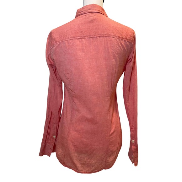 Womens J Crew The Perfect Shirt Pink XS Classic Preppy Button Down Long Sleeve - Picture 9 of 12